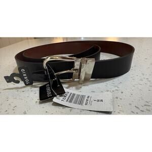 torrid nwt reversiable black and brown belt womns 5x
